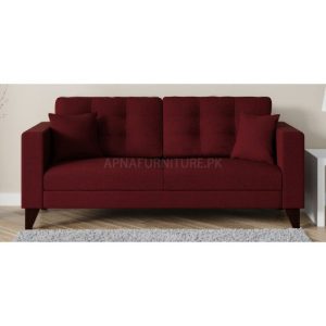 three seater sofa in velvet upholstery