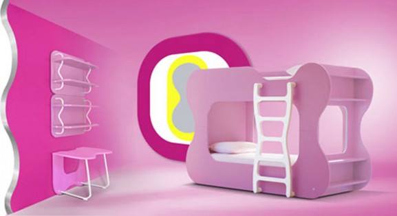 Buy Pink Bunk-bed at Best Price Online in Pakistan on Apnafurniture.pk