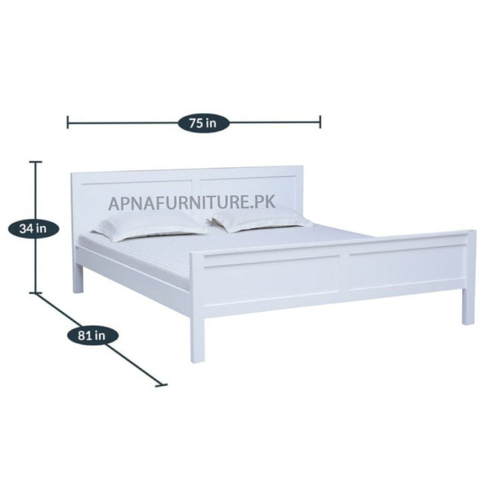 Buy Addi Wooden Double Bed at Best Price Online in Pakistan on Apnafurniture.pk
