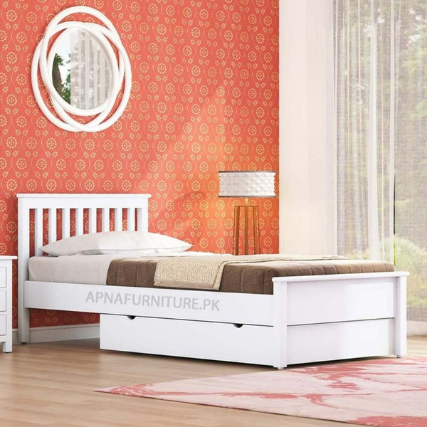 Buy Blaki Storage Single Bed at Best Price Online in Pakistan on Apnafurniture.pk