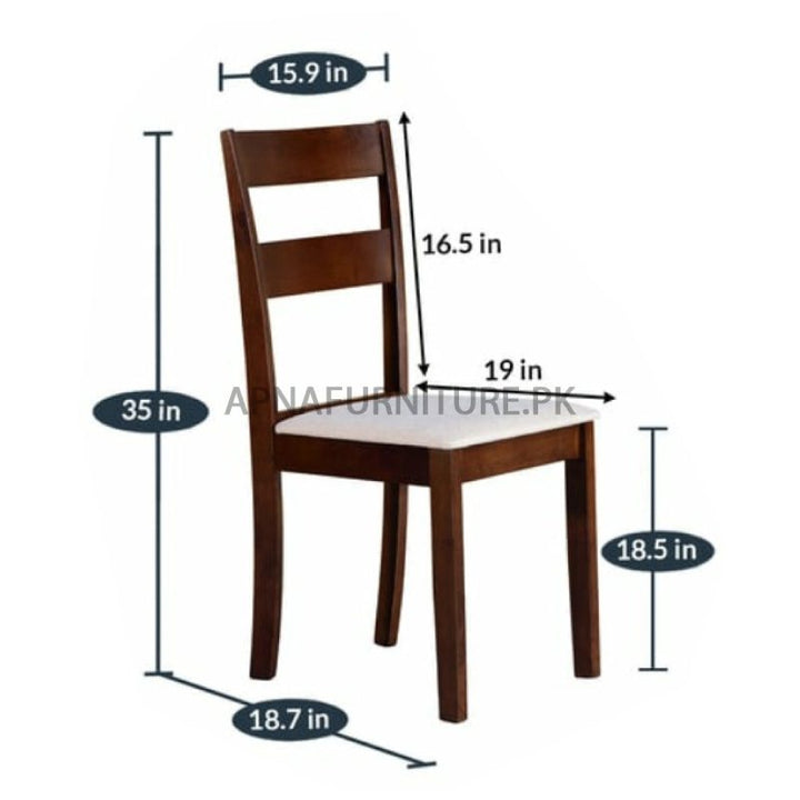 Buy Aldo 4 Seater Dining Table Set at Best Price Online in Pakistan on Apnafurniture.pk