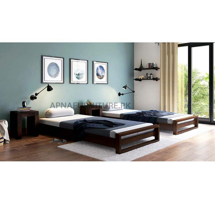 Buy Rio Single Bed (Stackable set of 2) at Best Price Online in Pakistan on Apnafurniture.pk