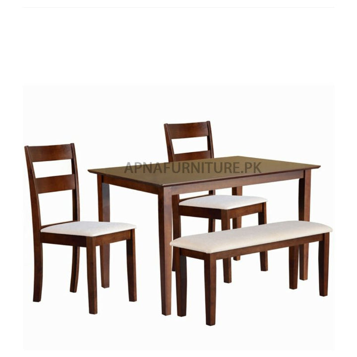 Buy Aldo 4 Seater Dining Table Set at Best Price Online in Pakistan on Apnafurniture.pk
