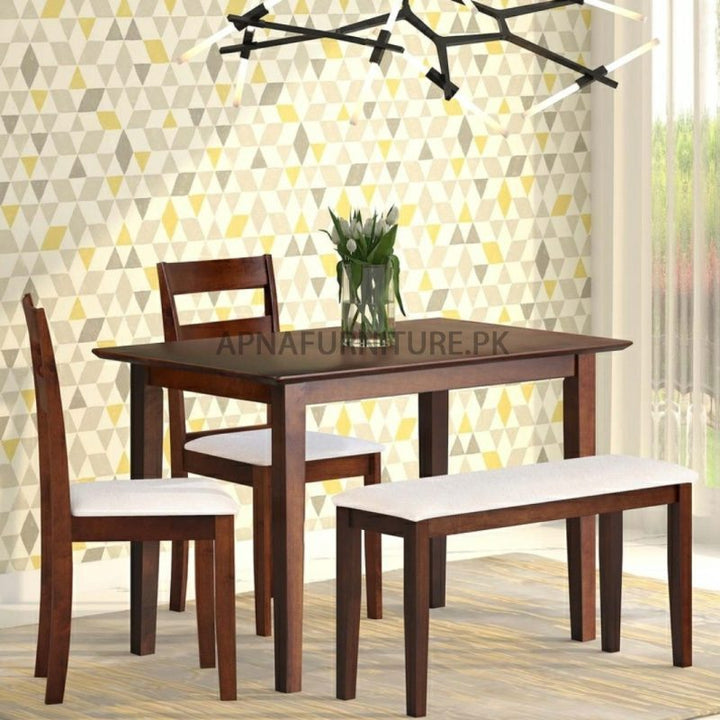 Buy Aldo 4 Seater Dining Table Set at Best Price Online in Pakistan on Apnafurniture.pk