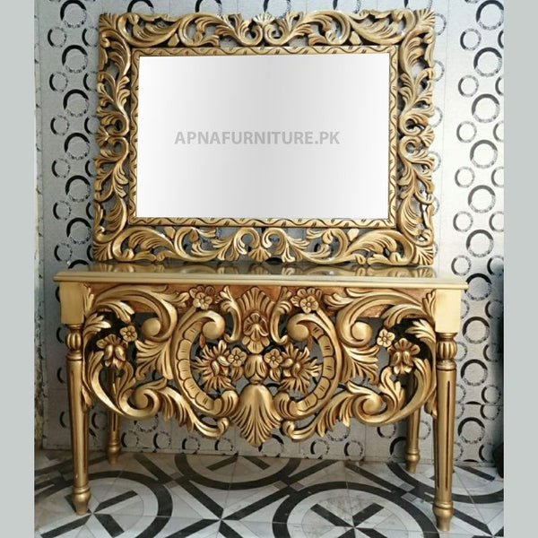 Buy Grace Console Table and Mirror at Best Price Online in Pakistan on Apnafurniture.pk