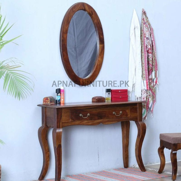 Buy Liam Dressing Table (Wood Frame with Polish) at Best Price Online in Pakistan on Apnafurniture.pk