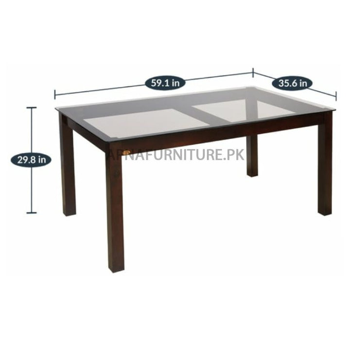 Buy James 4 Seater Dining Table Set at Best Price Online in Pakistan on Apnafurniture.pk
