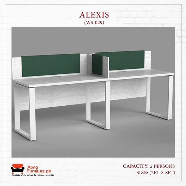 Buy Alexis Office Table or Workstation at Best Price Online in Pakistan on Apnafurniture.pk