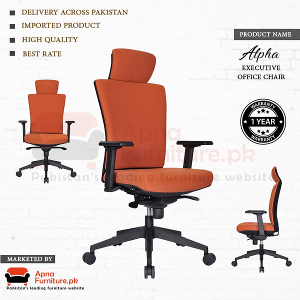 Alpha Executive Office Chair Apnafurniture.pk WOODPECKER
