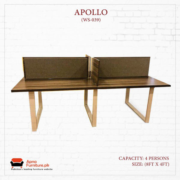 Buy Apollo Office Table or Workstation at Best Price Online in Pakistan on Apnafurniture.pk