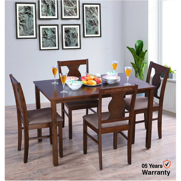 Buy Archie Four Seater Dining Table at Best Price Online in Pakistan on Apnafurniture.pk