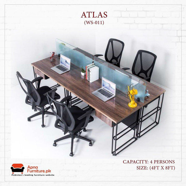 Buy Atlas Office Table or Workstation at Best Price Online in Pakistan on Apnafurniture.pk