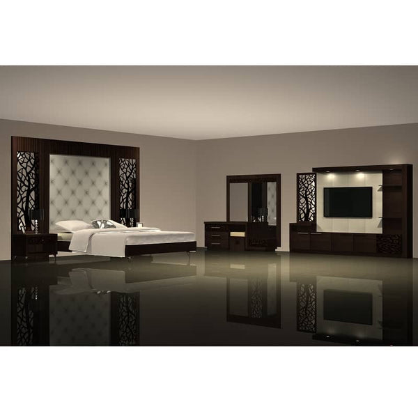 Buy Bedroom Set with Dressing and TV Unit at Best Price Online in Pakistan on Apnafurniture.pk