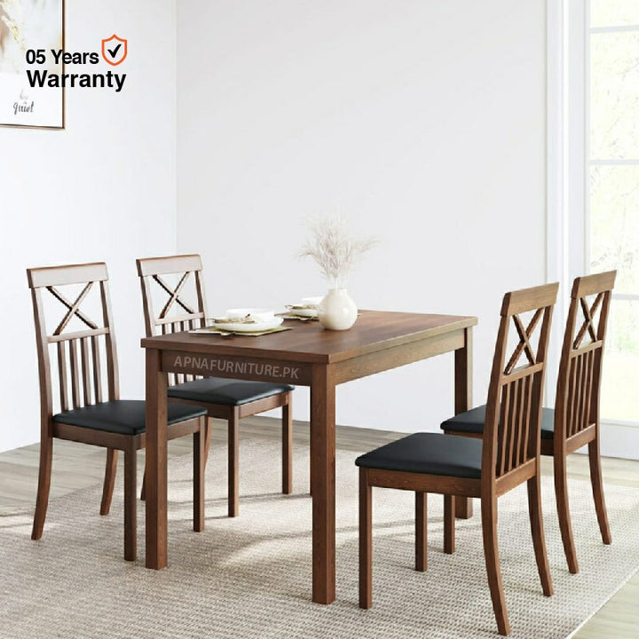 Buy Benjamin Four Seater Dining Table at Best Price Online in Pakistan on Apnafurniture.pk