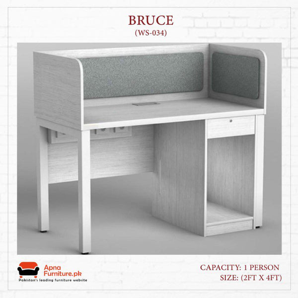 Buy Bruce Office Table or Workstation at Best Price Online in Pakistan on Apnafurniture.pk