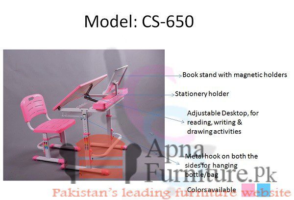 Buy Adjustable Study Desk Chair Set at Best Price Online in Pakistan on Apnafurniture.pk