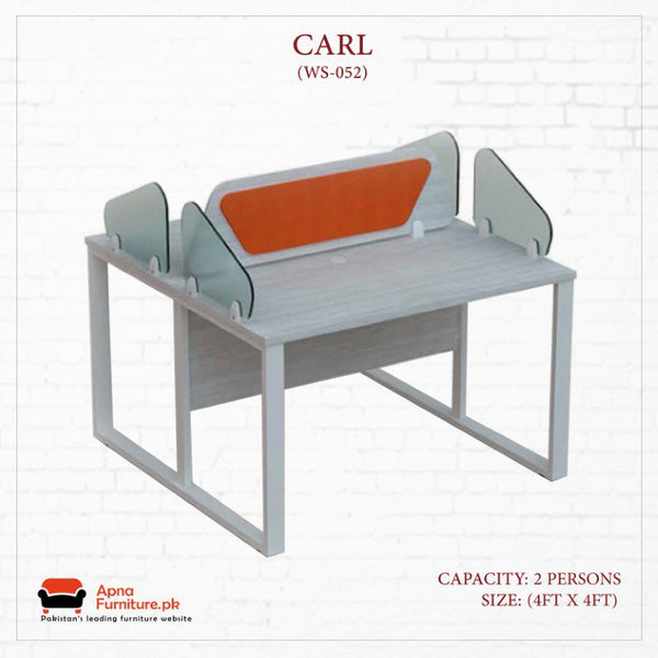 Buy Carl Office Table or Workstation at Best Price Online in Pakistan on Apnafurniture.pk