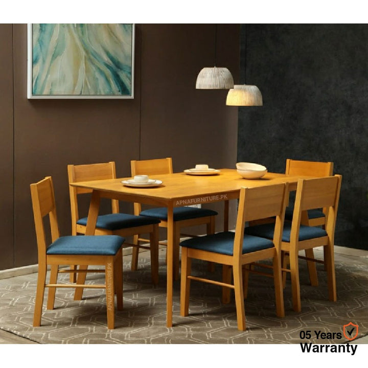 Buy Citrine Six Seater Dining Table at Best Price Online in Pakistan on Apnafurniture.pk