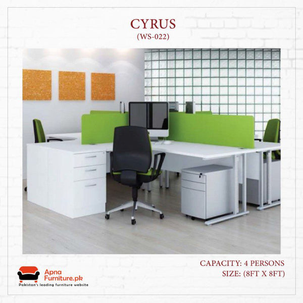 Buy Cyrus Workstation or Office Table at Best Price Online in Pakistan on Apnafurniture.pk