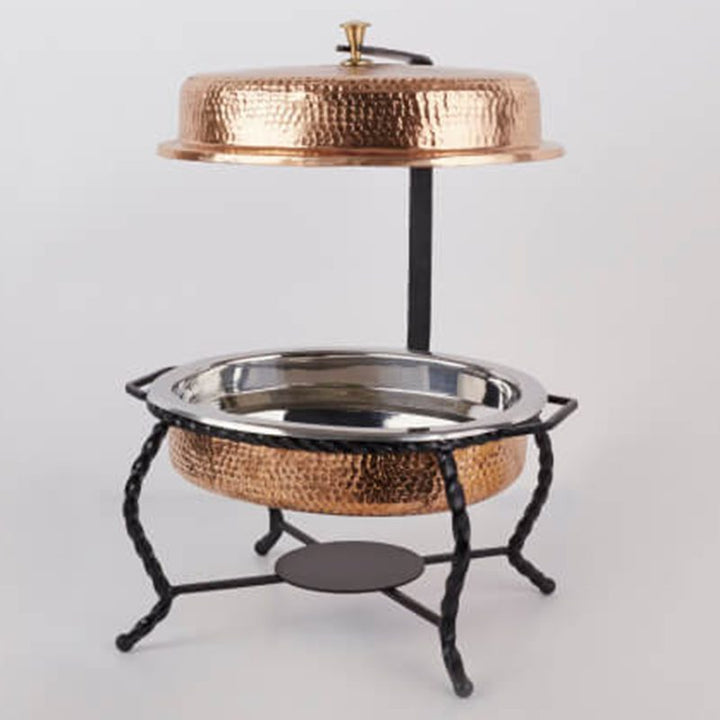 Buy Danak Beaten Chafing Copper Dish at Best Price Online in Pakistan on Apnafurniture.pk