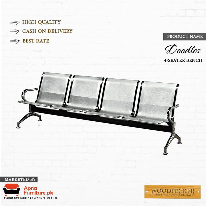 Doodles 4 Seater Bench Apnafurniture.pk WOODPECKER
