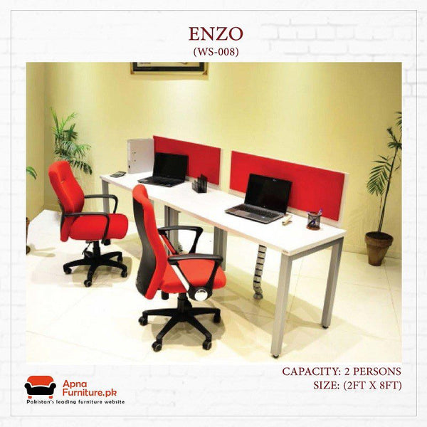 Buy Enzo Office Table or Workstation at Best Price Online in Pakistan on Apnafurniture.pk
