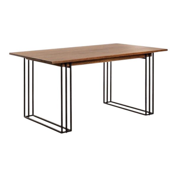 Rich Restaurant Table (4.5 ft x 2.5 ft - 4 Persons) - Iron Base