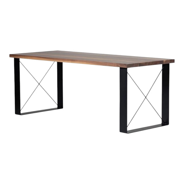Lima Restaurant Table (5 ft x 2.5 ft - 4 Persons) - Iron Base
