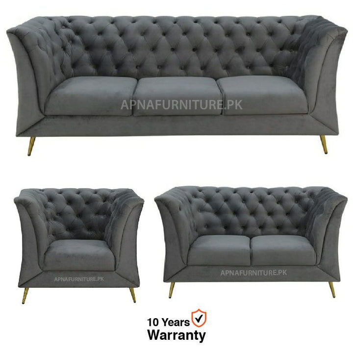 Buy Graphite Sofa Set at Best Price Online in Pakistan on Apnafurniture.pk