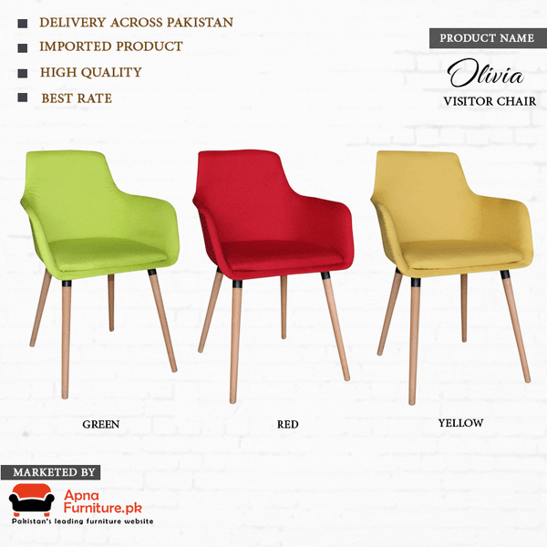 Olivia Visitor/Guest Chair Apnafurniture.pk WOODPECKER