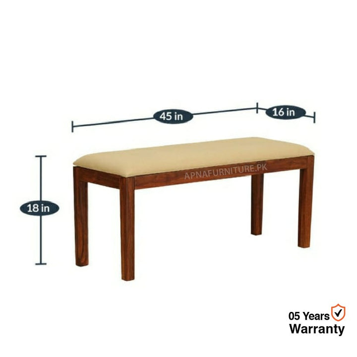Buy Harrison Six seater Dining Table (4 Chairs with Bench) at Best Price Online in Pakistan on Apnafurniture.pk