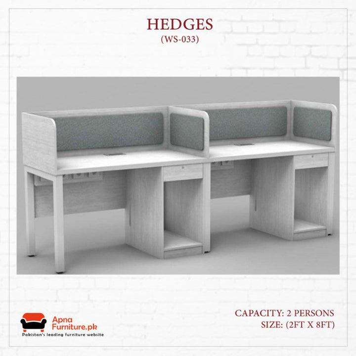 Buy Hedges Office Table of Workstation at Best Price Online in Pakistan on Apnafurniture.pk