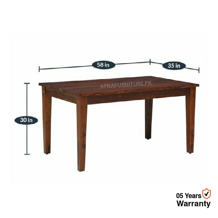 Buy Hugo Six Seater Dining Table at Best Price Online in Pakistan on Apnafurniture.pk