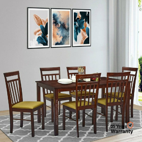 Buy Hunter Six Seater Dining Table at Best Price Online in Pakistan on Apnafurniture.pk