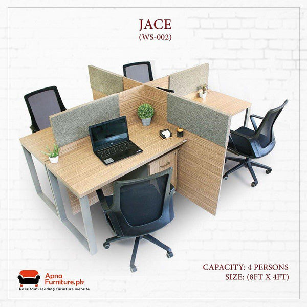 Buy Jace Workstation or Office Table at Best Price Online in Pakistan on Apnafurniture.pk