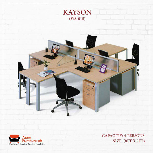 Buy Kayson Office Table or Workstation at Best Price Online in Pakistan on Apnafurniture.pk