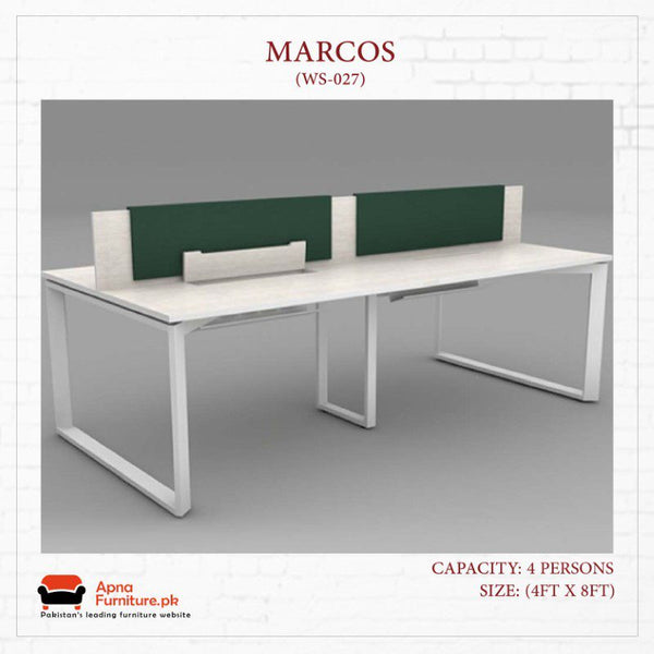 Buy Marcos Workstation or Office Table at Best Price Online in Pakistan on Apnafurniture.pk