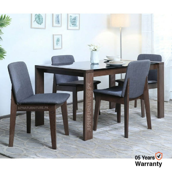 Buy Mocha Four Seater Dining Table at Best Price Online in Pakistan on Apnafurniture.pk