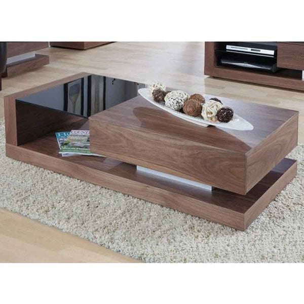 Buy Natural Akhroat Veneer Coffee Table at Best Price Online in Pakistan on Apnafurniture.pk