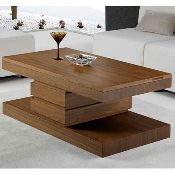 Buy Natural Akhroat Veneer Coffee Table at Best Price Online in Pakistan on Apnafurniture.pk