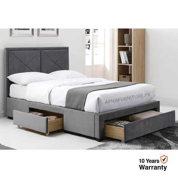 Buy Onyx Double Bed with Storage at Best Price Online in Pakistan on Apnafurniture.pk