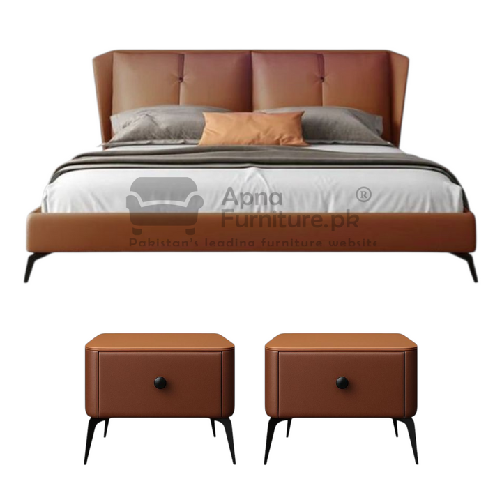 Buy Lexi 5 Piece Bed Set for Bedroom at Best Price Online in Pakistan on Apnafurniture.pk (Pakistan)