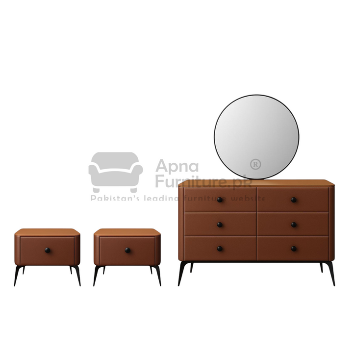 Buy Lexi 5 Piece Bed Set for Bedroom at Best Price Online in Pakistan on Apnafurniture.pk (Pakistan)