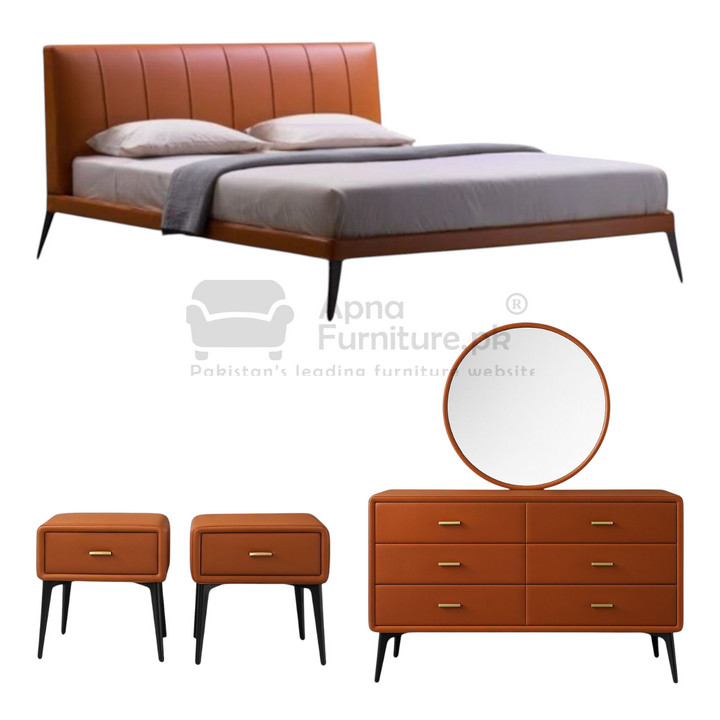 Buy Robin 5 Piece Bed Set at Best Price Online in Pakistan on Apnafurniture.pk (Pakistan)