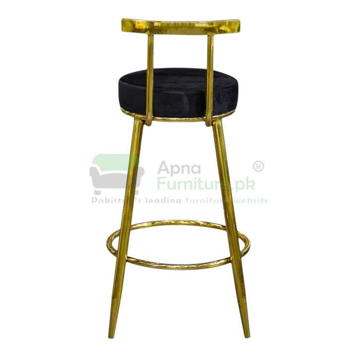Buy Zeman Gold High Gloss Bar Stool at Best Price Online in Pakistan on Apnafurniture.pk (Pakistan)