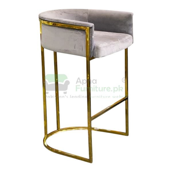 Buy Scralett Gold High Gloss Bar Stool at Best Price Online in Pakistan on Apnafurniture.pk (Pakistan)