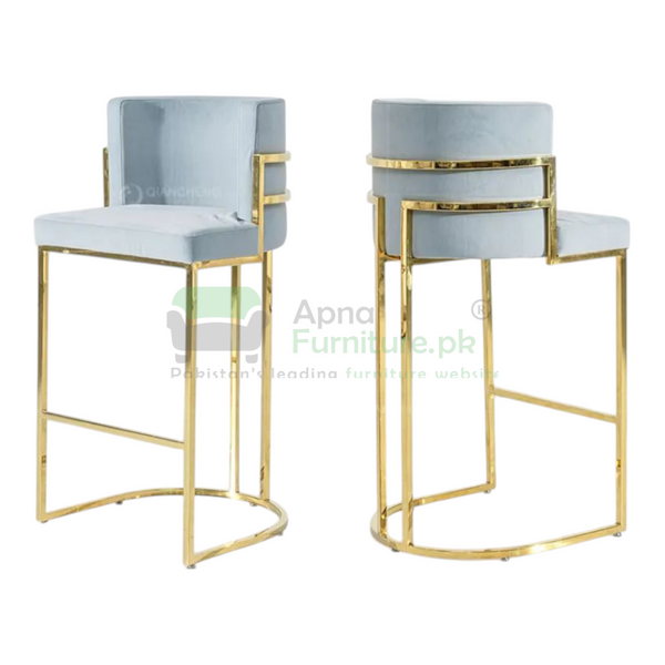 Buy Megan Gold High Gloss Bar Stool at Best Price Online in Pakistan on Apnafurniture.pk (Pakistan)