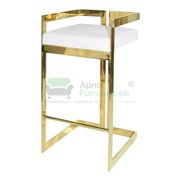Buy Daisy Gold High Gloss Bar Stool at Best Price Online in Pakistan on Apnafurniture.pk (Pakistan)