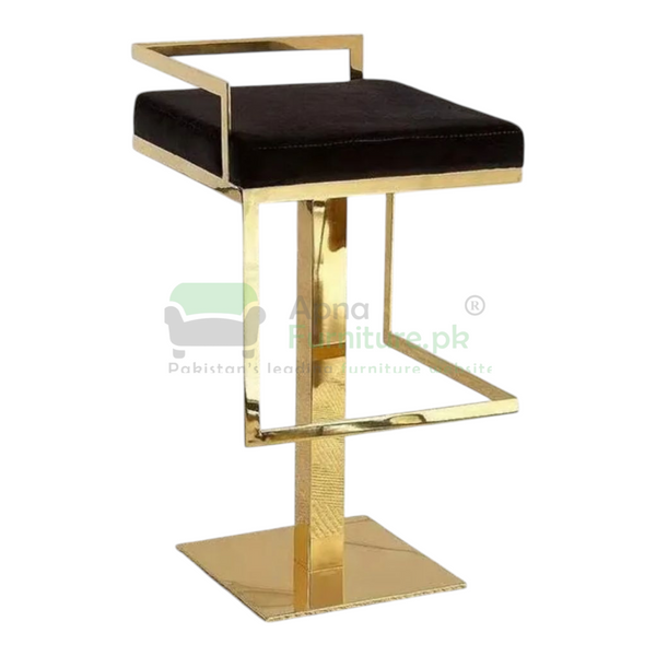 Buy Iris Gold High Gloss Bar Stool at Best Price Online in Pakistan on Apnafurniture.pk (Pakistan)