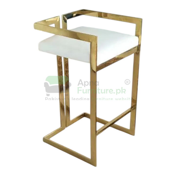 Buy Daisy Gold High Gloss Bar Stool at Best Price Online in Pakistan on Apnafurniture.pk (Pakistan)